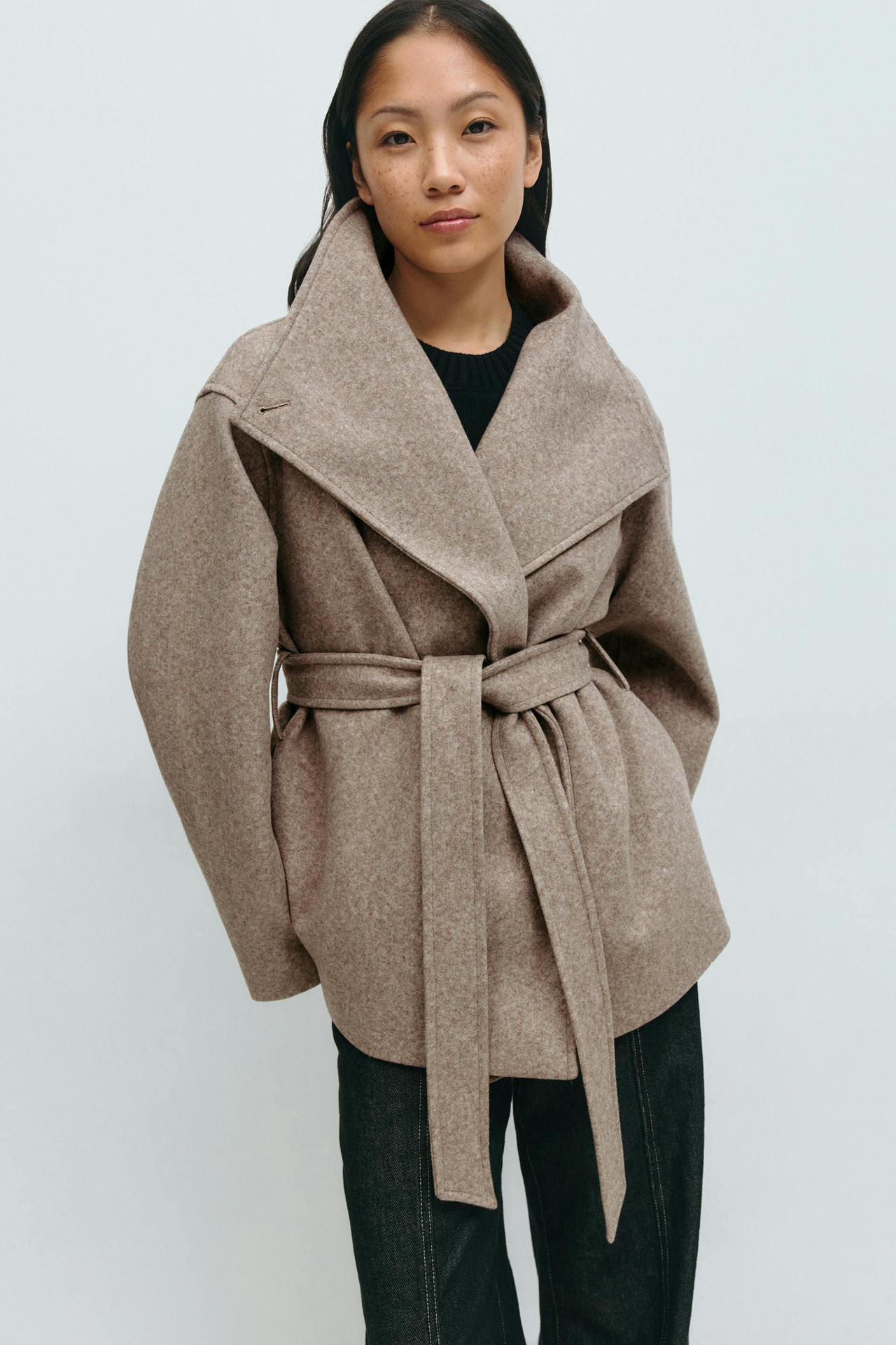 Autumn And Winter High-grade Mid-length Thick Woolen Coat