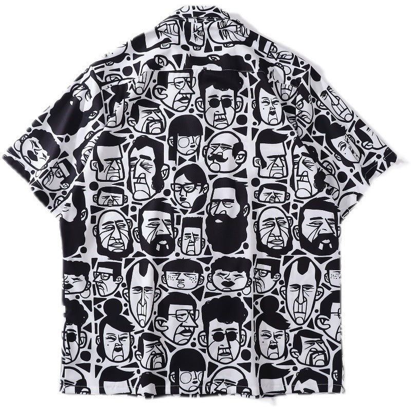 Men's Casual Fashion Loose Short Sleeve Shirts