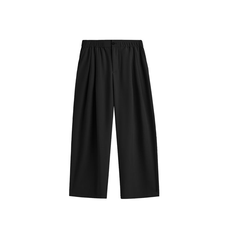 Draping Wide-leg Suit Trousers Loose Wide Leg