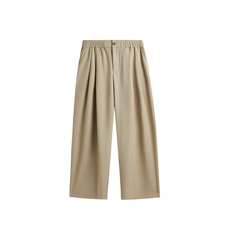 Draping Wide-leg Suit Trousers Loose Wide Leg